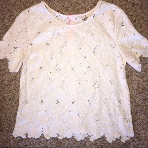 White lace blouse